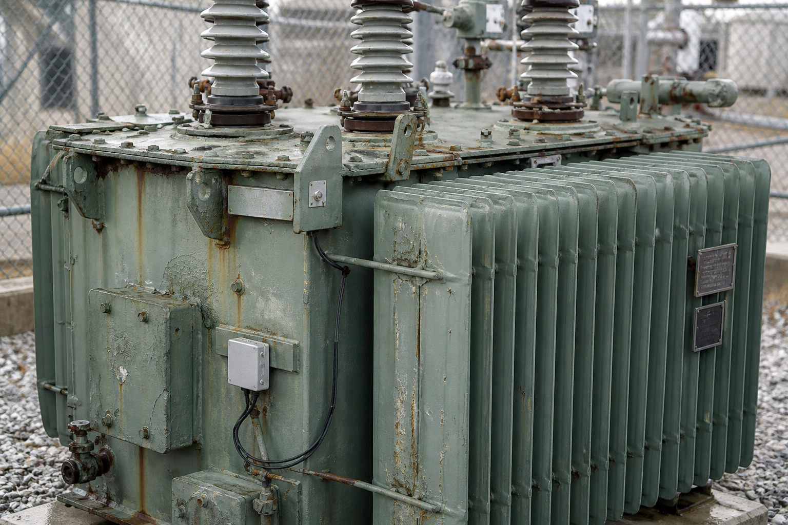 A transformer. The ground version of the same permit sentence.